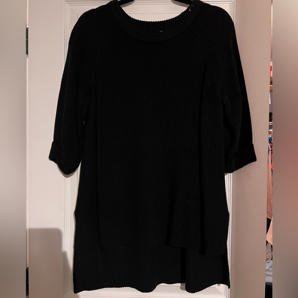 oversized black sweather